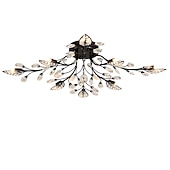 baratos Candeeiros de Teto-8 luzes de teto de 80 cm luzes de montagem embutida de cristal led acabamentos pintados de metal chique e moderno design artístico 200-240 v / 110-120 v / g9