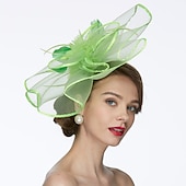 billige Coiffer-Nett Kentucky Hatt  Fascinatorer  Hatter med 1 Stykke Bryllup  Spesiell Anledning  Te Part Hodepryd kjole å imponere Race Dag Kjole