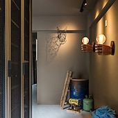 levne Nástěnné svícny-vintage nástěnná svítidla nástěnné nástěnné svítidlo pryskyřicové nástěnné led led severský styl 110-120v 220-240v 60 w / ce certifikováno / e26 / e27