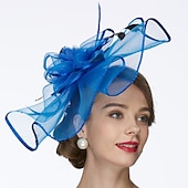 billige Coiffer-Nett Kentucky Hatt  Fascinatorer  Hatter med 1 Stykke Bryllup  Spesiell Anledning  Te Part Hodepryd kjole å imponere Race Dag Kjole