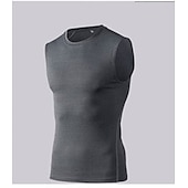 abordables Maillots Hombre-Hombre Camiseta sin mangas de gimnasio Camiseta sin Mangas de Compresión Sin Mangas Capa base Deportivo Otoño Poliéster Elastán Secado rápido Reductor del Sudor Entrenamiento de gimnasio Baloncesto