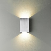 levne Nástěnná svítidla montovaná-lightinthebox 2-světle led novinka nástěnná svítidla moderní luxusní nástěnné svítidla kovové kvádrové nástěnné svítidlo 85-265v 2w