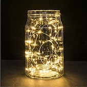 economico Striscie luci a batteria-2 m led luci stringa fata 100 pz 20 led luci filo di rame multi colore per la decorazione del regalo della camera da letto del partito di festa di nozze