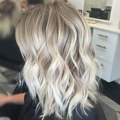 cheap Human Hair Capless Wigs-Body Wave Human Hair Wigs with Bangs for White Women 130% Density Full Machine Made None Lace Front Wigs Human Hair #T1B/Grey Wigs with Bangs Short Body Wave Wig