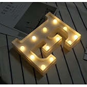 cheap Decorative Lights-LED Letter Lights Sign 26 Letters Alphabet Light Up Letters Sign for Night Light Wedding Birthday Party Battery Powered Christmas Dorm Lamp Home Bar Decoration