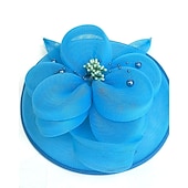 baratos Chapéus e Fascinators-Net fascinators kentucky derby hat/véus de gaiola com 1 peça de casamento/ocasião especial/chapéu de festa de chá