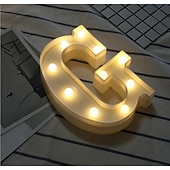 cheap Decorative Lights-LED Letter Lights Sign 26 Letters Alphabet Light Up Letters Sign for Night Light Wedding Birthday Party Battery Powered Christmas Dorm Lamp Home Bar Decoration