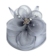 baratos Chapéus e Fascinators-Net fascinators kentucky derby hat/véus de gaiola com 1 peça de casamento/ocasião especial/chapéu de festa de chá