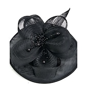 baratos Chapéus e Fascinators-Net fascinators kentucky derby hat/véus de gaiola com 1 peça de casamento/ocasião especial/chapéu de festa de chá