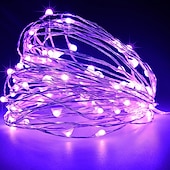 abordables Guirlandes lumineuses USB-Guirlande lumineuse USB 5 m pour réception de mariage élégante, 50 LED, lampe étanche pour Noël, mariage, nouvel an