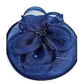 baratos Chapéus e Fascinators-Net fascinators kentucky derby hat/véus de gaiola com 1 peça de casamento/ocasião especial/chapéu de festa de chá