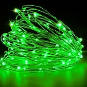 abordables Guirlandes lumineuses USB-Guirlande lumineuse USB 5 m pour réception de mariage élégante, 50 LED, lampe étanche pour Noël, mariage, nouvel an