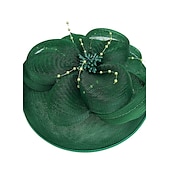 baratos Chapéus e Fascinators-Net fascinators kentucky derby hat/véus de gaiola com 1 peça de casamento/ocasião especial/chapéu de festa de chá