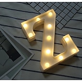 cheap Decorative Lights-LED Letter Lights Sign 26 Letters Alphabet Light Up Letters Sign for Night Light Wedding Birthday Party Battery Powered Christmas Dorm Lamp Home Bar Decoration