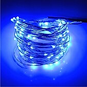 abordables Guirlandes lumineuses USB-Guirlande lumineuse USB 5 m pour réception de mariage élégante, 50 LED, lampe étanche pour Noël, mariage, nouvel an