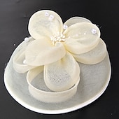 baratos Chapéus e Fascinators-Net fascinators kentucky derby hat/véus de gaiola com 1 peça de casamento/ocasião especial/chapéu de festa de chá
