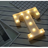 cheap Decorative Lights-LED Letter Lights Sign 26 Letters Alphabet Light Up Letters Sign for Night Light Wedding Birthday Party Battery Powered Christmas Dorm Lamp Home Bar Decoration