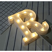 cheap Decorative Lights-LED Letter Lights Sign 26 Letters Alphabet Light Up Letters Sign for Night Light Wedding Birthday Party Battery Powered Christmas Dorm Lamp Home Bar Decoration