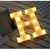 cheap Decorative Lights-LED Letter Lights Sign 26 Letters Alphabet Light Up Letters Sign for Night Light Wedding Birthday Party Battery Powered Christmas Dorm Lamp Home Bar Decoration