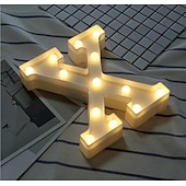 cheap Decorative Lights-LED Letter Lights Sign 26 Letters Alphabet Light Up Letters Sign for Night Light Wedding Birthday Party Battery Powered Christmas Dorm Lamp Home Bar Decoration