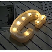cheap Decorative Lights-LED Letter Lights Sign 26 Letters Alphabet Light Up Letters Sign for Night Light Wedding Birthday Party Battery Powered Christmas Dorm Lamp Home Bar Decoration