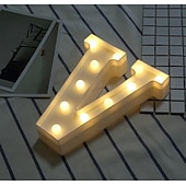 cheap Decorative Lights-LED Letter Lights Sign 26 Letters Alphabet Light Up Letters Sign for Night Light Wedding Birthday Party Battery Powered Christmas Dorm Lamp Home Bar Decoration