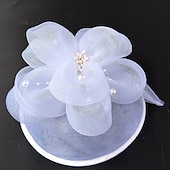 baratos Chapéus e Fascinators-Net fascinators kentucky derby hat/véus de gaiola com 1 peça de casamento/ocasião especial/chapéu de festa de chá