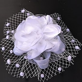 cheap Fascinators-Net Fascinators Kentucky Derby Hat/ Headwear with Floral 1PC Special Occasion / Horse Race / Ladies Day Headpiece
