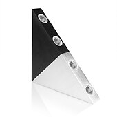 お買い得  フラッシュマウントウォールライト-Lightinthebox 23.5 センチメートルフラッシュマウントウォールライト LED トライアングルデザイン壁取り付け用燭台ライトアルミモダンミニスタイル器具屋内廊下アップダウン壁ランプスポットライト 5 ワット