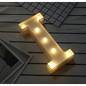 cheap Decorative Lights-LED Letter Lights Sign 26 Letters Alphabet Light Up Letters Sign for Night Light Wedding Birthday Party Battery Powered Christmas Dorm Lamp Home Bar Decoration