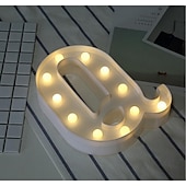 cheap Decorative Lights-LED Letter Lights Sign 26 Letters Alphabet Light Up Letters Sign for Night Light Wedding Birthday Party Battery Powered Christmas Dorm Lamp Home Bar Decoration