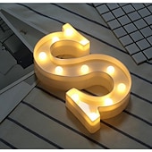 cheap Decorative Lights-LED Letter Lights Sign 26 Letters Alphabet Light Up Letters Sign for Night Light Wedding Birthday Party Battery Powered Christmas Dorm Lamp Home Bar Decoration