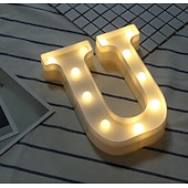 cheap Decorative Lights-LED Letter Lights Sign 26 Letters Alphabet Light Up Letters Sign for Night Light Wedding Birthday Party Battery Powered Christmas Dorm Lamp Home Bar Decoration