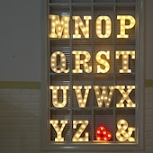 cheap Decorative Lights-LED Letter Lights Sign 26 Letters Alphabet Light Up Letters Sign for Night Light Wedding Birthday Party Battery Powered Christmas Dorm Lamp Home Bar Decoration