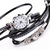 abordables Montres à quartz-Montre Montres à quartz pour Femme Analogique Quartz Mode mode Luxe Décontractées bling Strass bracelet Alliage Cuir PU