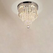 cheap Chandeliers-3-Light 25 cm Flush Mount Lights Metal Painted Finishes 110-120V 220-240V / CE Certified
