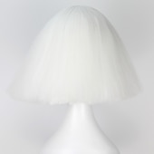 baratos Perucas de festa-Peruca de Cosplay Peruca Sintética Peruca de Cosplay Lisa Cacheada Yaki Bob com Franjas Peruca Curta Branco Sintético Cabelo Branco Perucas de Halloween Femininas