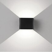 cheap Outdoor Wall Lights-Lightinthebox 6W 480lm Led Wall Light Simple / Modern /Up down led Stair Bedside Lamp Bedroom Reading Wall Lamp Porch Stair Decoration Light AC85-265V