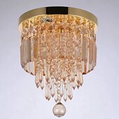 cheap Chandeliers-3-Light 25 cm Flush Mount Lights Metal Painted Finishes 110-120V 220-240V / CE Certified