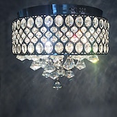 cheap Flush Mounts &amp; Semi Flush Mounts-4-Light 38 cm Flush Mount Lights Metal Gold Traditional / Classic Country 110-120V 220-240V / E12 / E14 / CE Certified