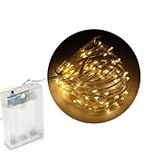 ieftine Acumulatoare-nuntă elegantă petrecere de recepție 10 m șir lumini 100 led fire rezistente la apă zâne șir lumini 4 buc 2 buc 1 buc pentru Crăciun nuntă acasă vacanță cameră de petrecere decor în aer liber alb