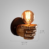 levne Nástěnné svícny-vintage nástěnná svítidla nástěnné nástěnné svítidlo pryskyřicové nástěnné led led severský styl 110-120v 220-240v 60 w / ce certifikováno / e26 / e27