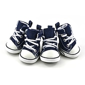 economico Stivali &amp; Protettori per Zampe-scarpe per animali domestici scarpe in denim sport cucciolo stile casual stivali antiscivolo stivaletti sneaker 4 pezzi