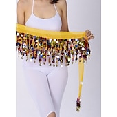 voordelige Dansaccessoires-Buikdans Buikdans heupsjaals Dames Prestatie Chiffon Pailletten Buikdans Heup Sjaal