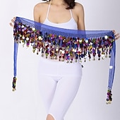 voordelige Dansaccessoires-Buikdans Buikdans heupsjaals Dames Prestatie Chiffon Pailletten Buikdans Heup Sjaal