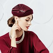 levne Party klobouky-Vlna / Hedvábí Klobouk Kentucky Derby / Klobouky s 1 Svatební / Večírek / Dostih Přílba