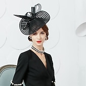 economico Fascinatori &amp; Cappelli-Elegante Derby Copricapo affascinante Gentildonna Costume Per donna Carnevale Feste Derby Ricevimento di matrimonio Adulti Fascinator Primavera &amp; Estate