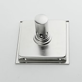 economico Scarichi-Set di scarico a pavimento per doccia quadrato da 6 pollici, griglia per inserto per piastrelle in acciaio inossidabile rimovibile, filtro per capelli con guarnizione e gancio di sollevamento per il bagno