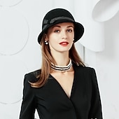 Недорогие Вечеринковые шляпы-Шерсть Кентукки дерби шляпа / Головные уборы с 1 Особые случаи / Вечеринка / ужин Заставка