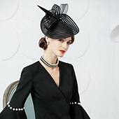 economico Fascinatori &amp; Cappelli-Elegante Derby Copricapo affascinante Gentildonna Costume Per donna Carnevale Feste Derby Ricevimento di matrimonio Adulti Fascinator Primavera &amp; Estate